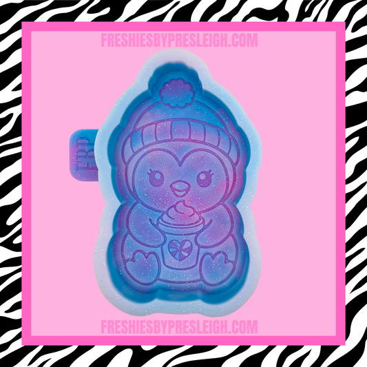 Coffee Penguin Freshie Mold