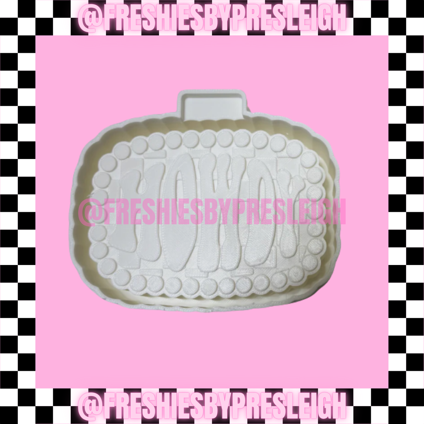 Howdy Buckle Freshie Mold