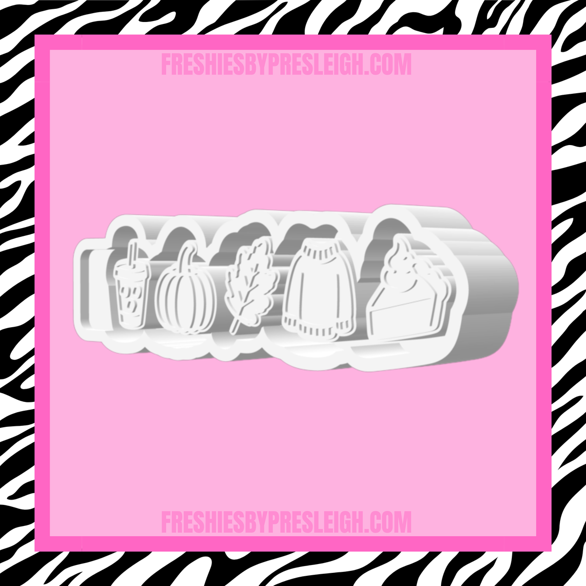 Fall Charmies Freshie Mold
