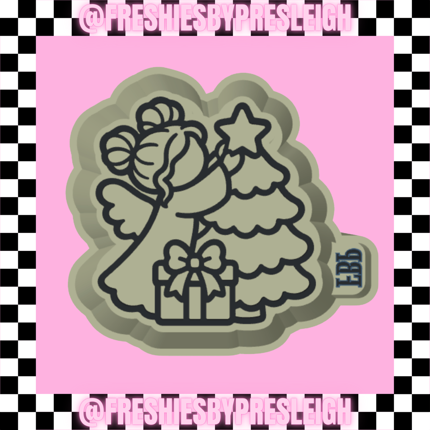 Angel Tree Freshie Mold
