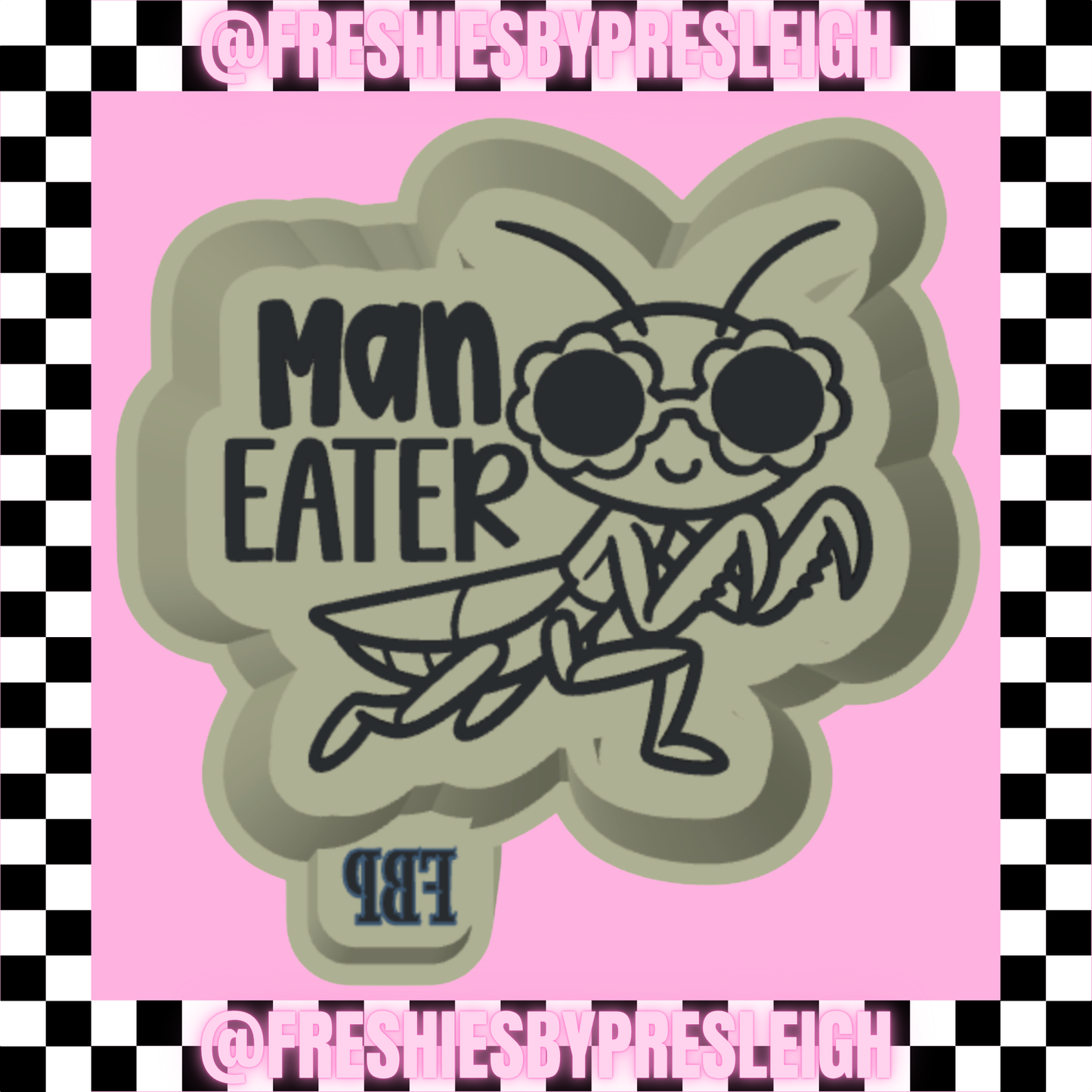 Man Eater Freshie Mold
