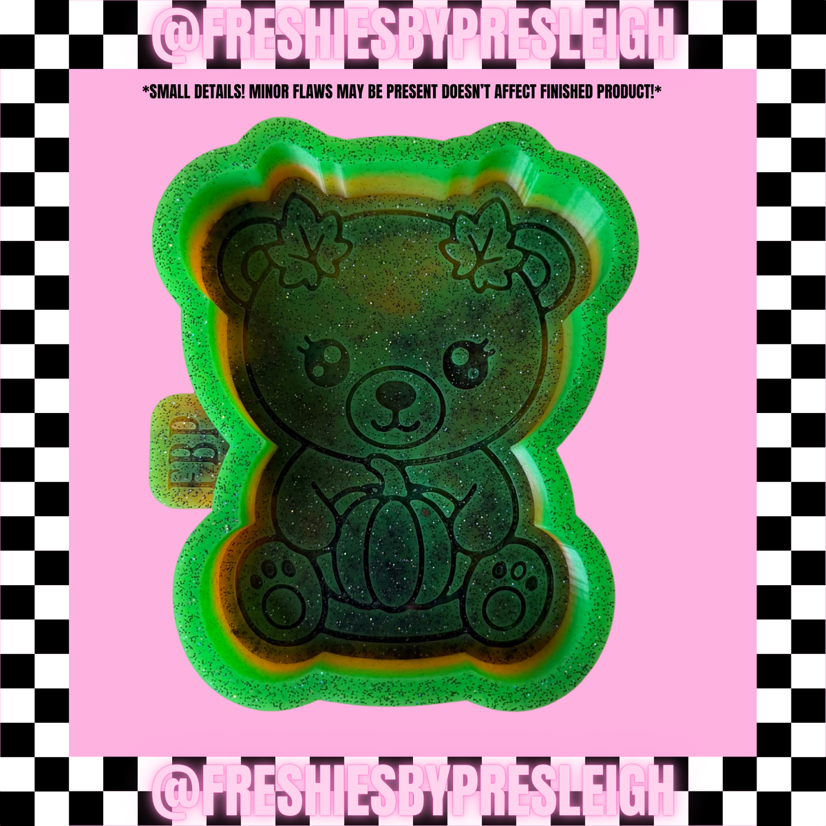 Pumpkin Bear Freshie Mold