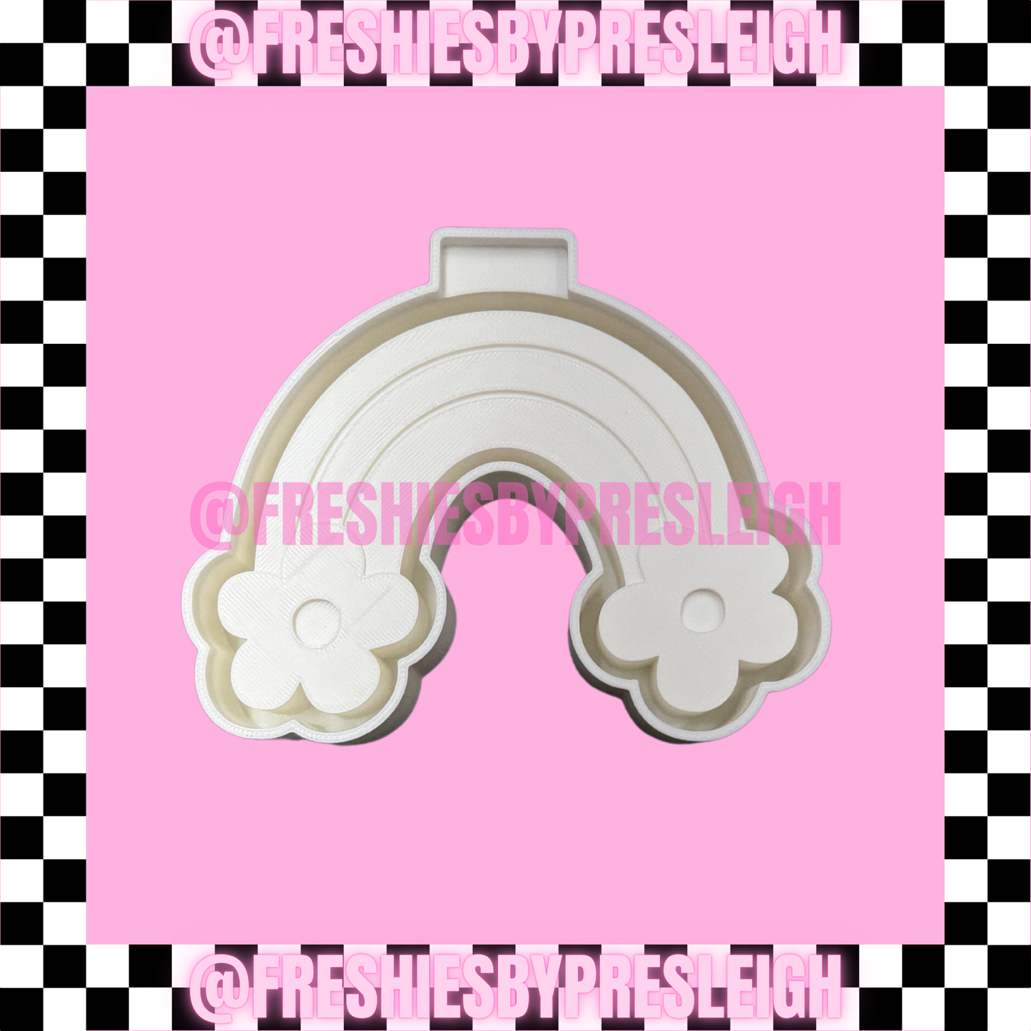 Floral Rainbow Freshie Mold