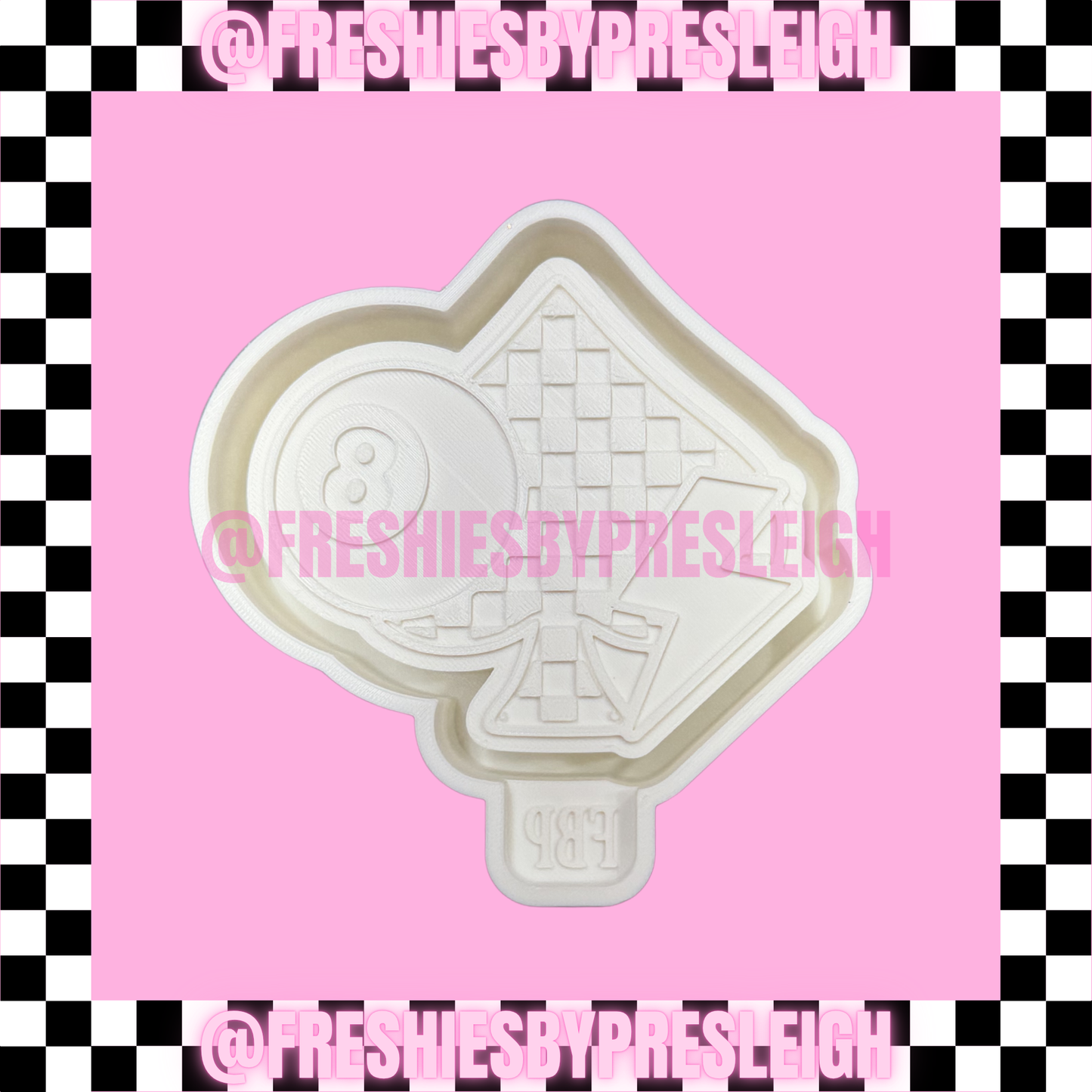 Punchy Spade Freshie Mold