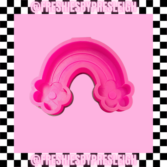 Floral Rainbow Freshie Mold