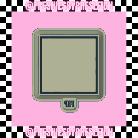 Square w/ Border Freshie Mold