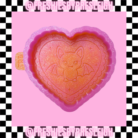 Bat Heart Freshie Mold