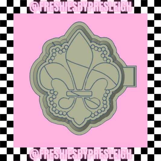 Mardi Gras Fluer De Lis Freshie Mold
