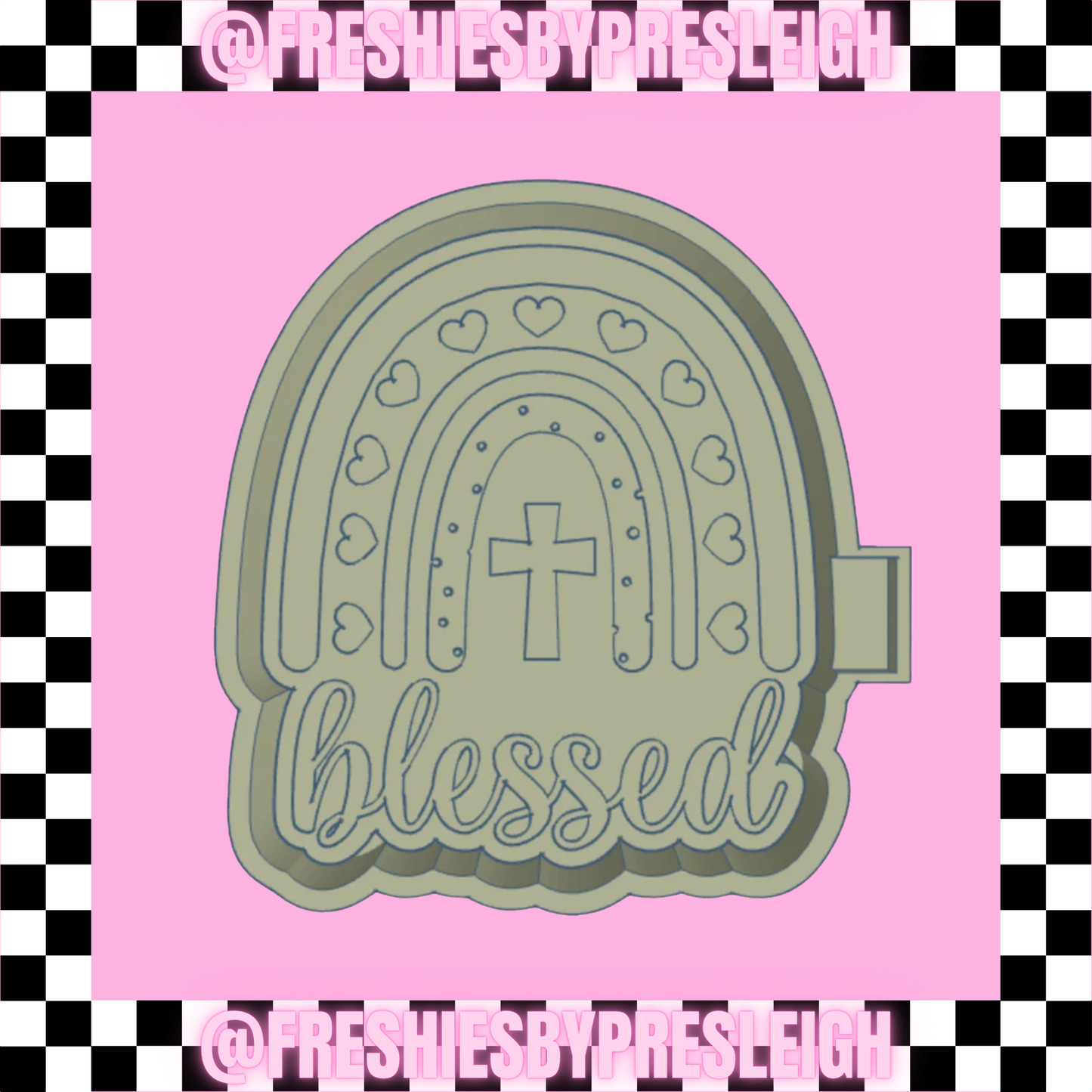Blessed Rainbow Freshie Mold