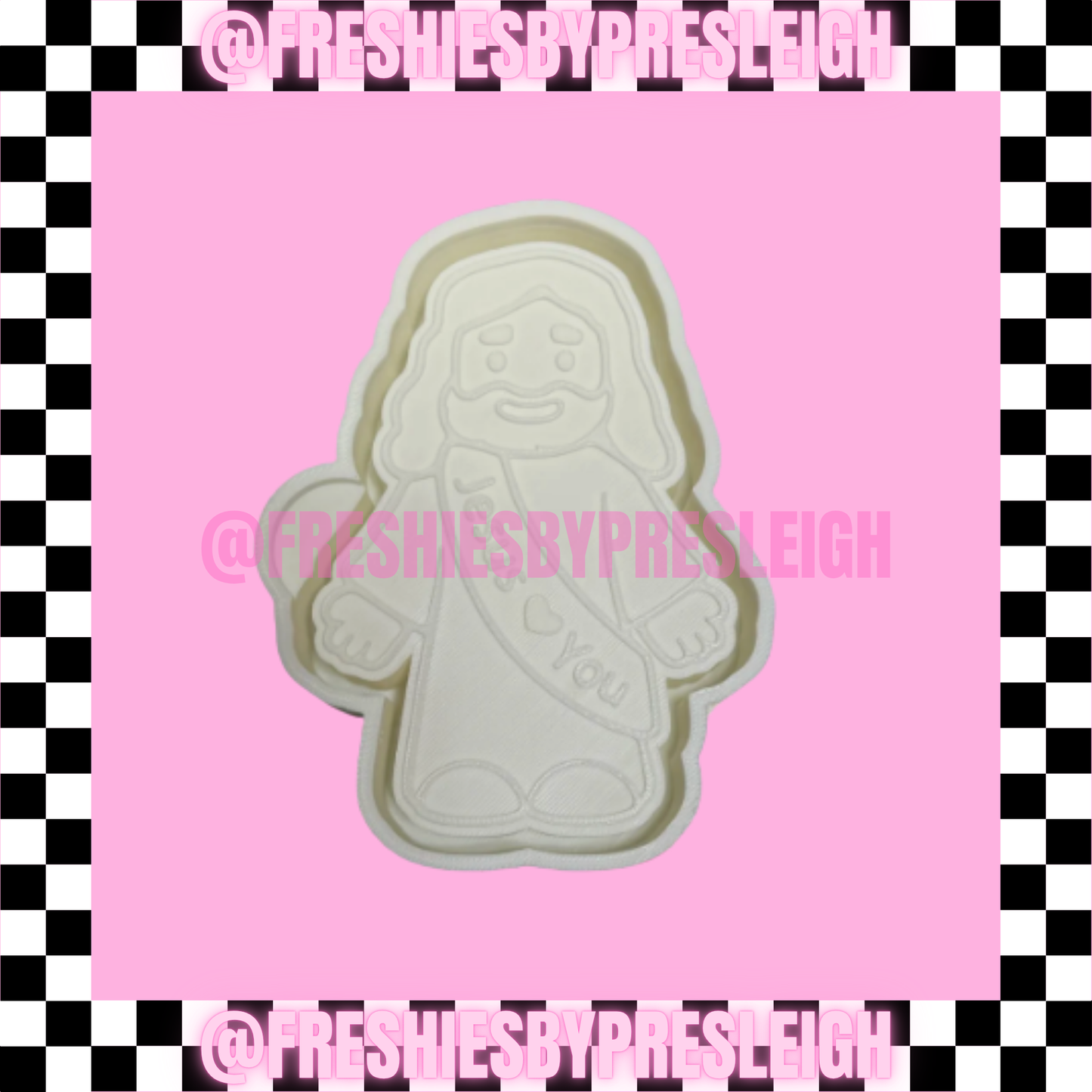 Jesus Loves You Freshie Mold
