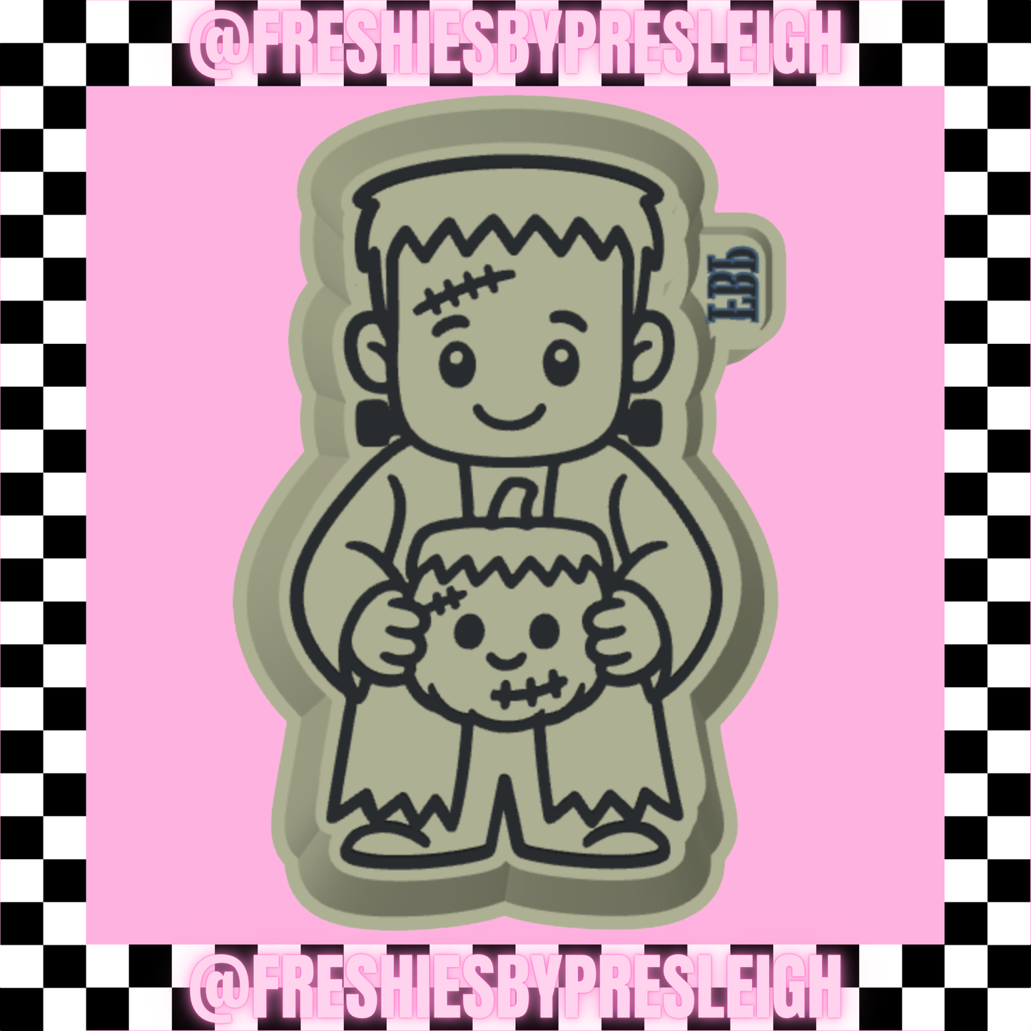 Frank w/ Pumpkin Freshie Mold