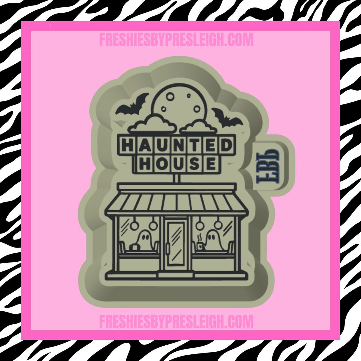 Haunted House Freshie Mold