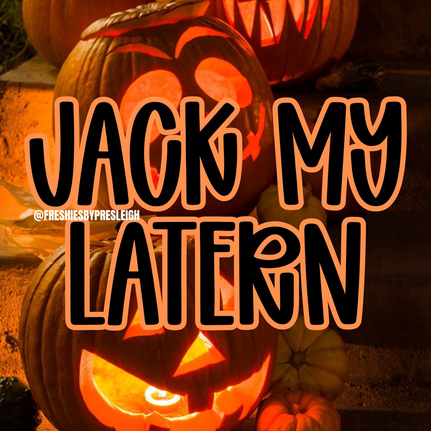 Jack My Lantern Pre-Scented Freshie Beads