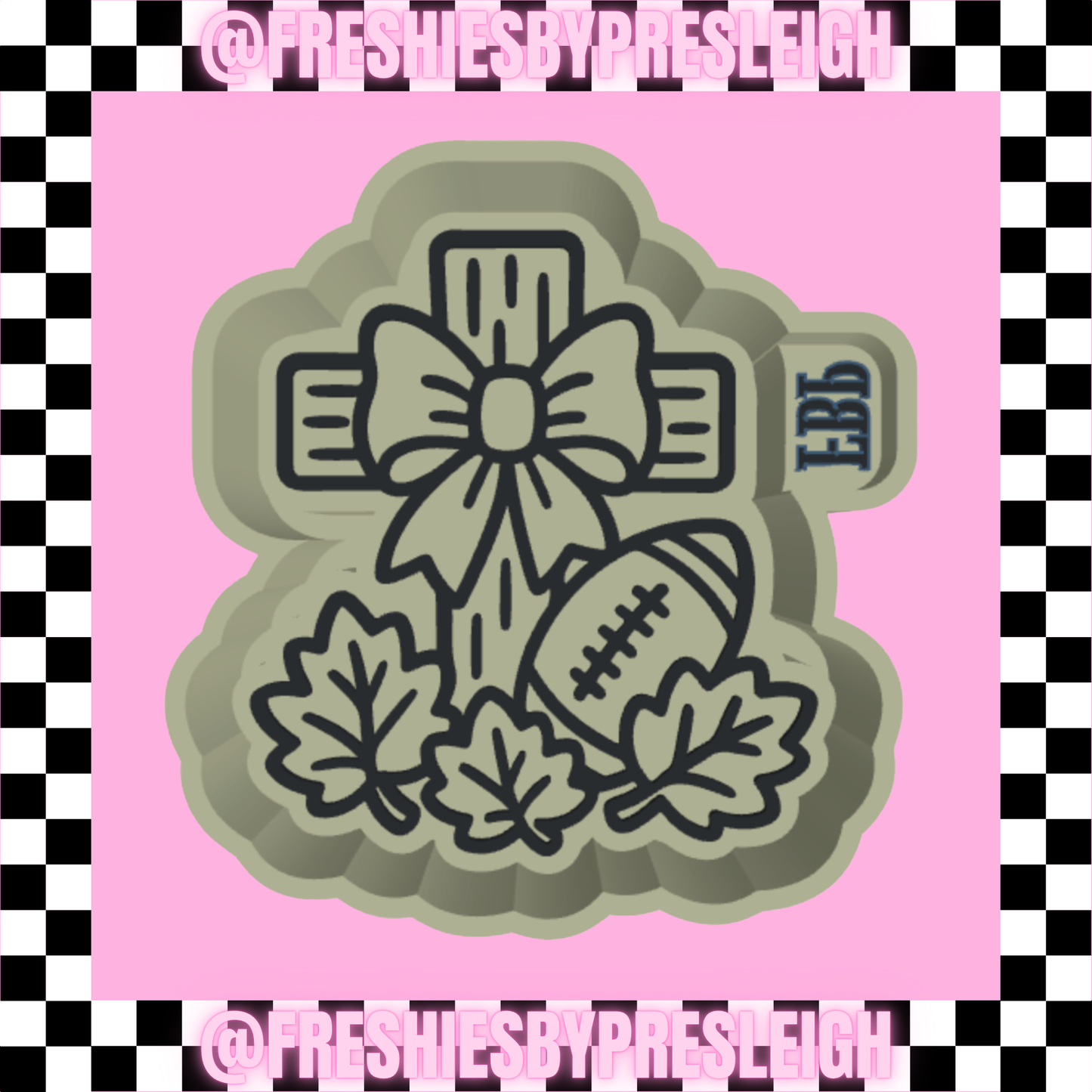 Faith & Football Freshie Mold
