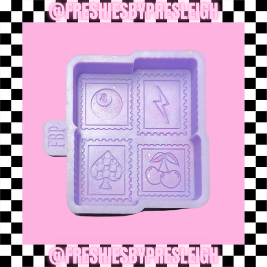 Western Stamp Freshie Mold