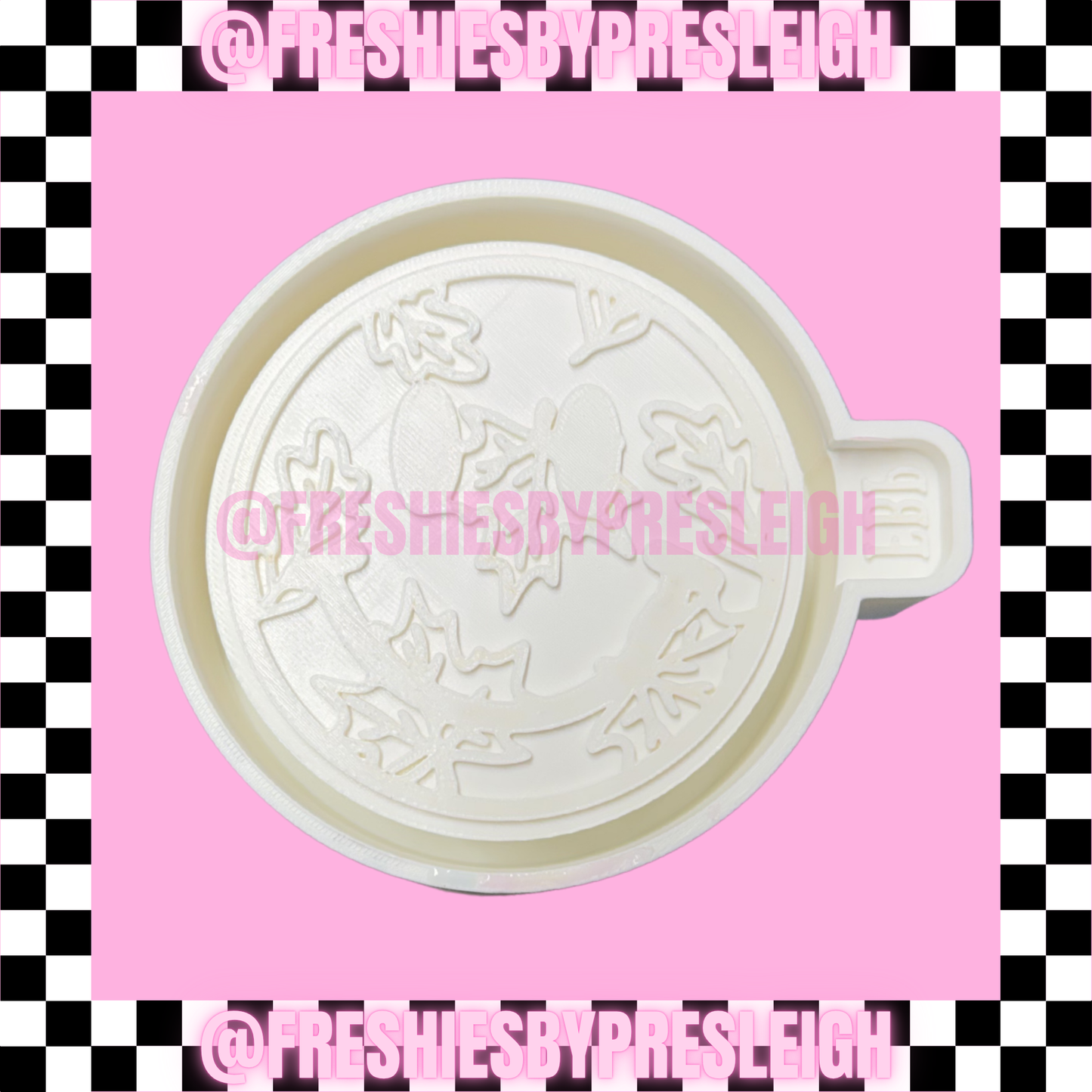 Fall Leaf Smiley Freshie Mold