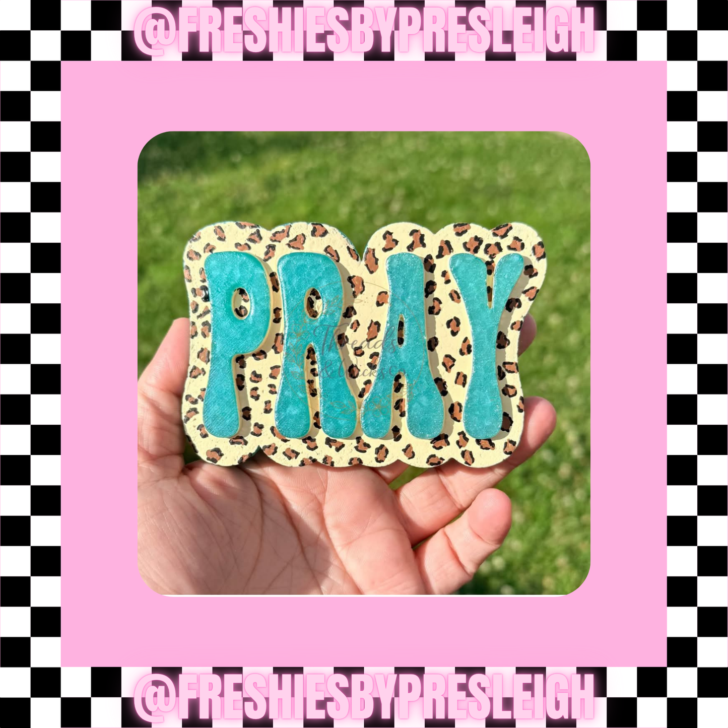 Groovy Pray Freshie Mold