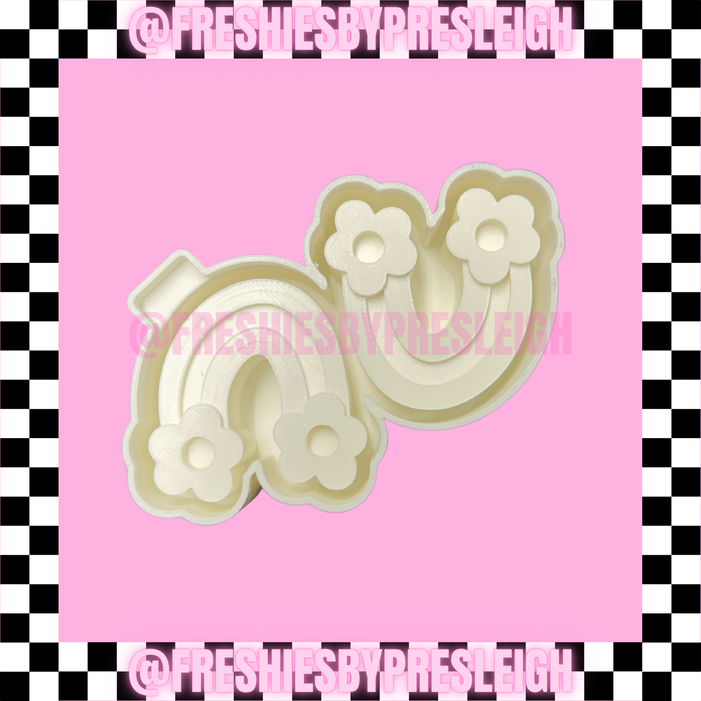 Floral Rainbow Vents Freshie Mold