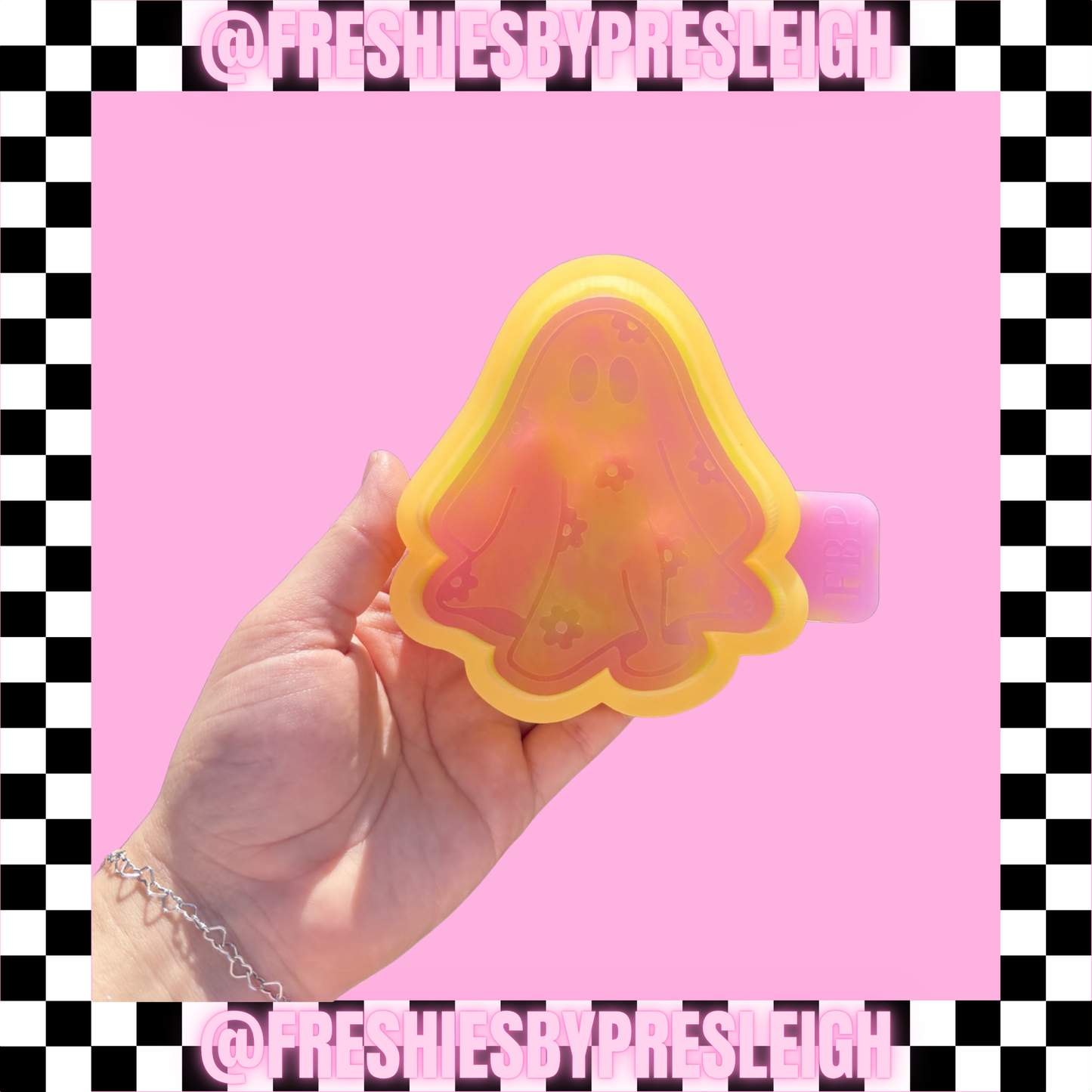 Floral Ghost Freshie Mold