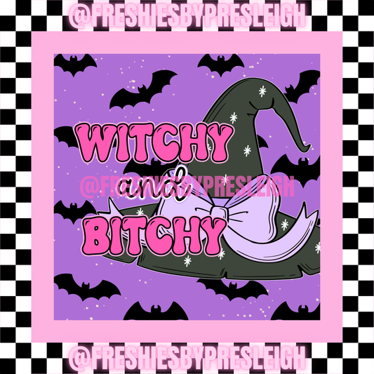 Witchy & Bitchy Freshie Card Stock