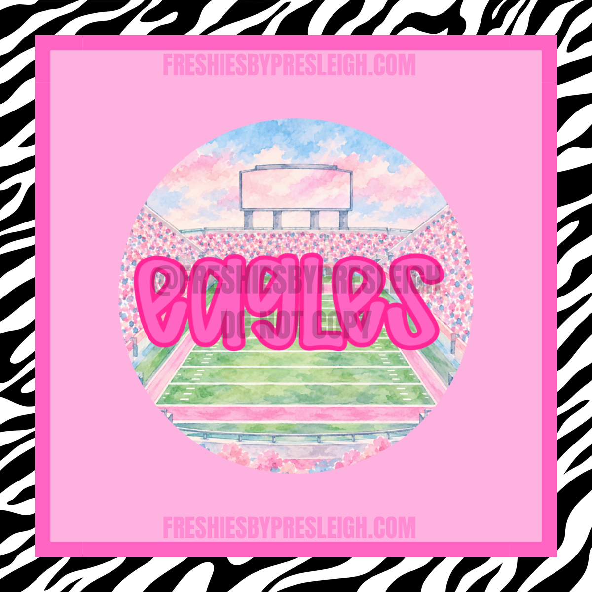 Pastel Eagles Freshie Cardstock
