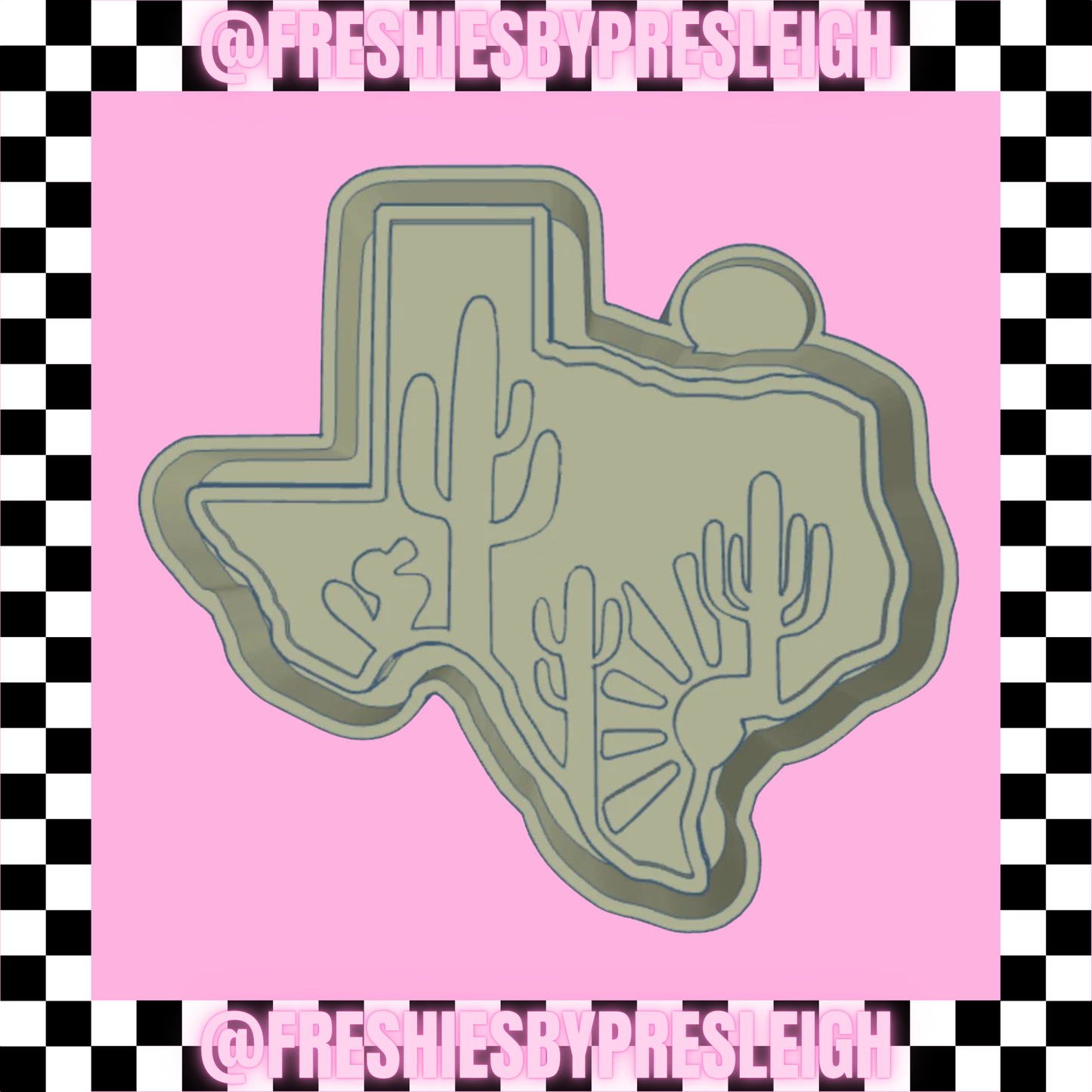 Texas Sunset Freshie Mold