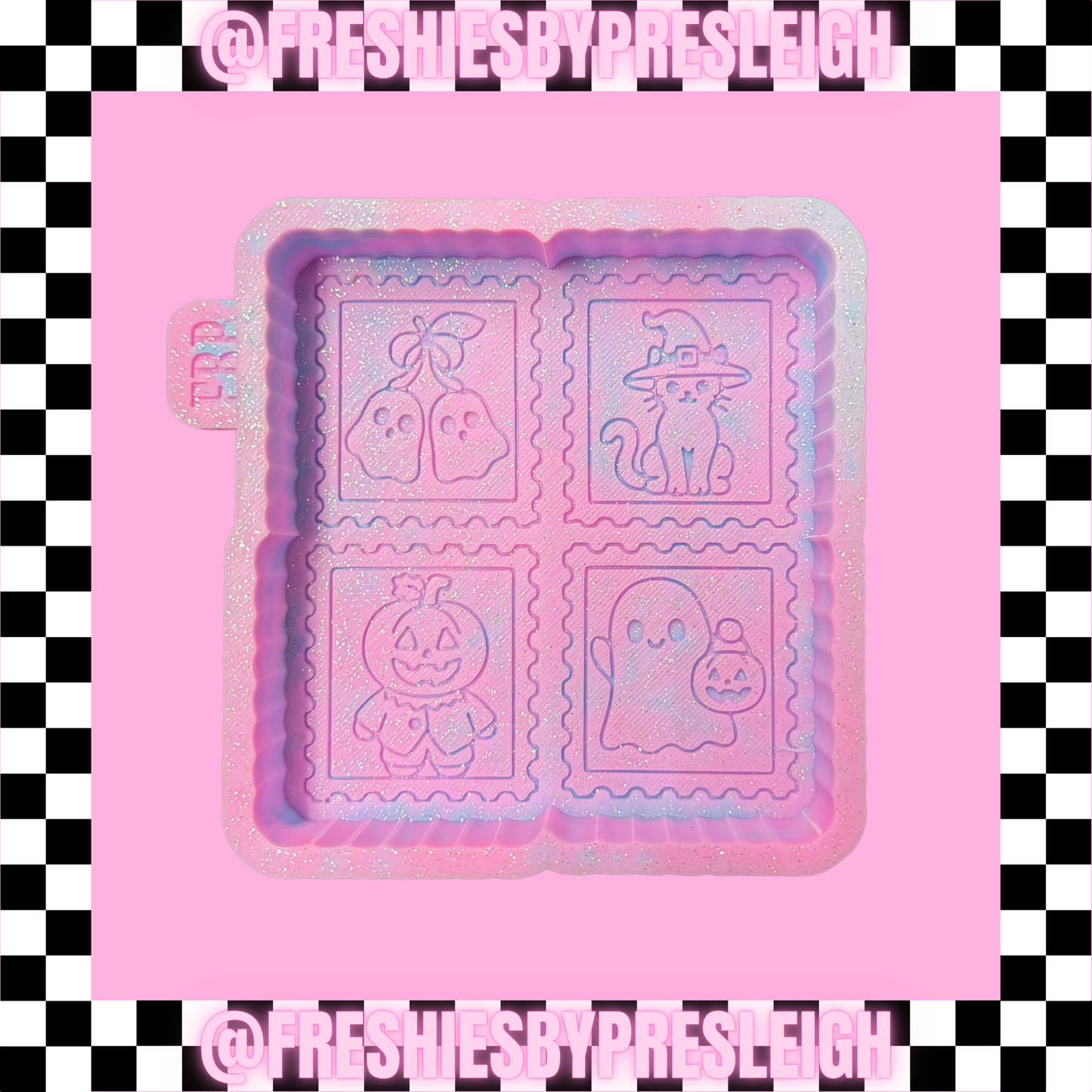 Halloween Stamps Freshie Mold