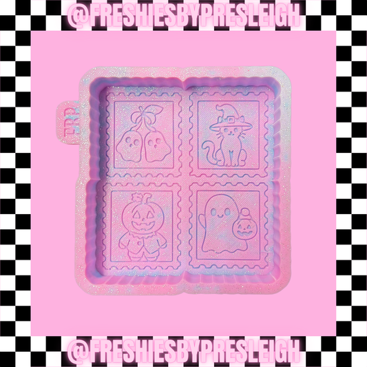 Halloween Stamps Freshie Mold