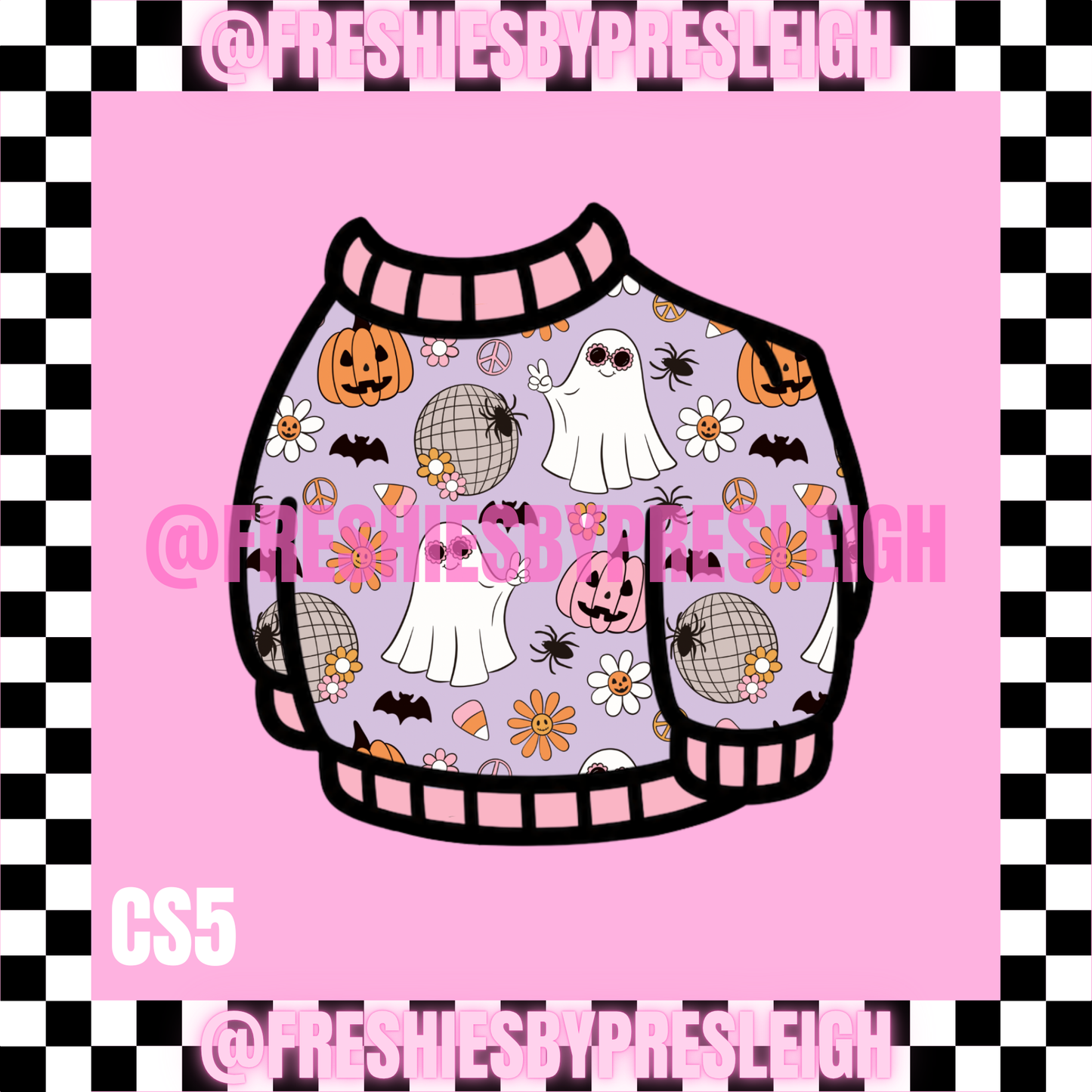 Sweater Goose Fall/Halloween Freshie Cardstock