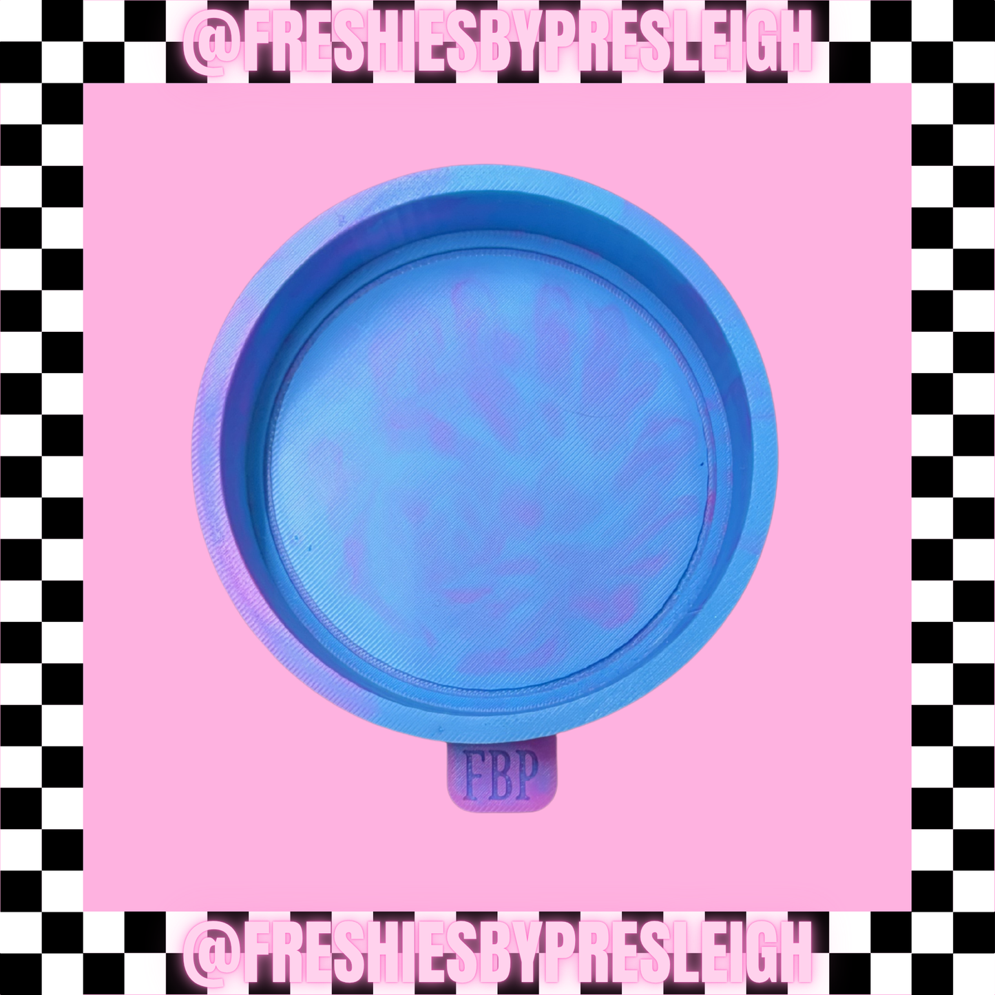 Circle w/ Border Freshie Mold