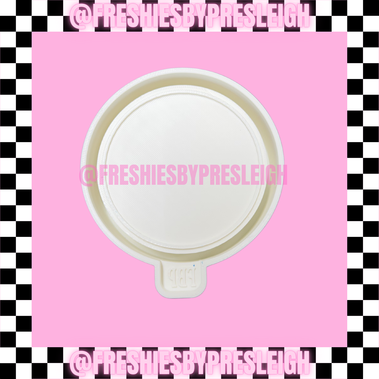 Circle w/ Border Freshie Mold
