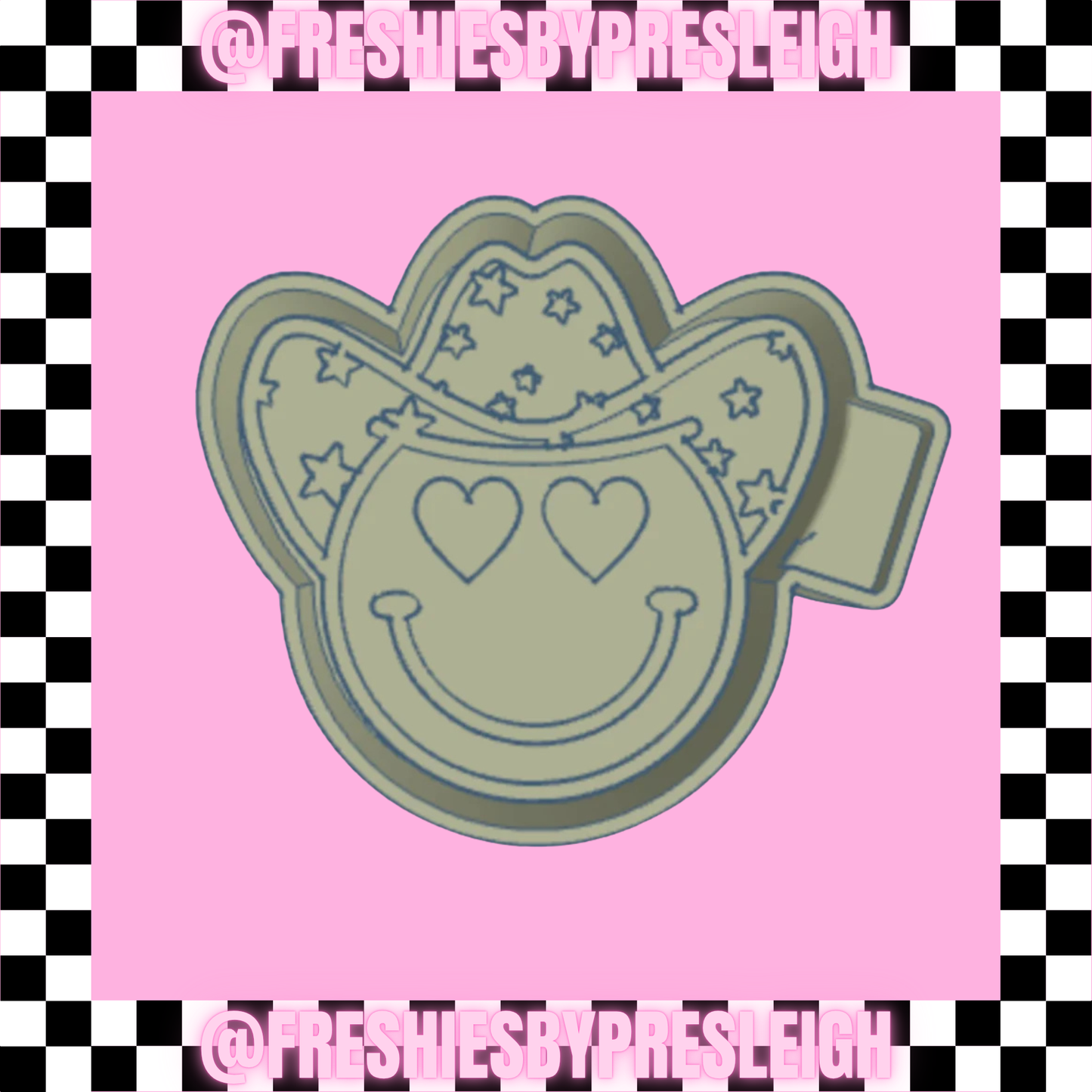 Western Smiley Freshie Mold