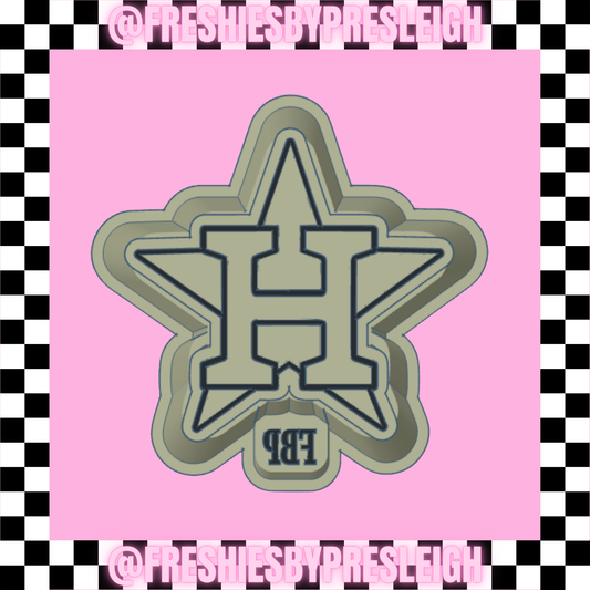 H-Town Baseball Star Freshie Mold