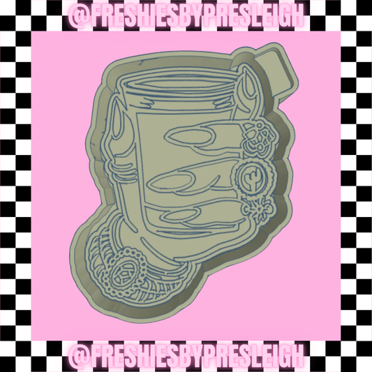Cowgirl Cup Freshie Mold