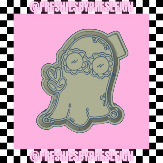Groovy Ghost Freshie Mold