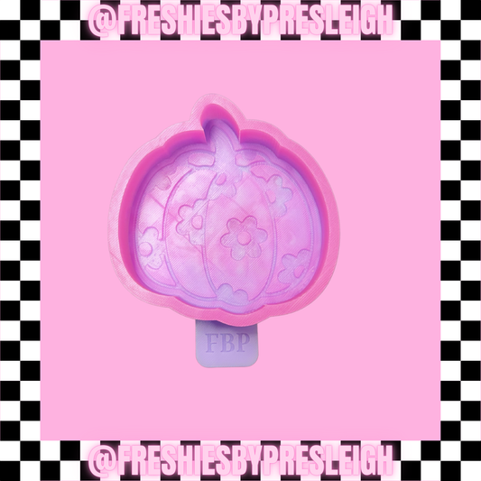 Floral Pumpkin Freshie Mold