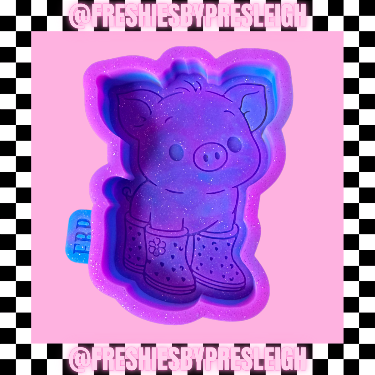 Rain Boots Piggy Freshie Mold