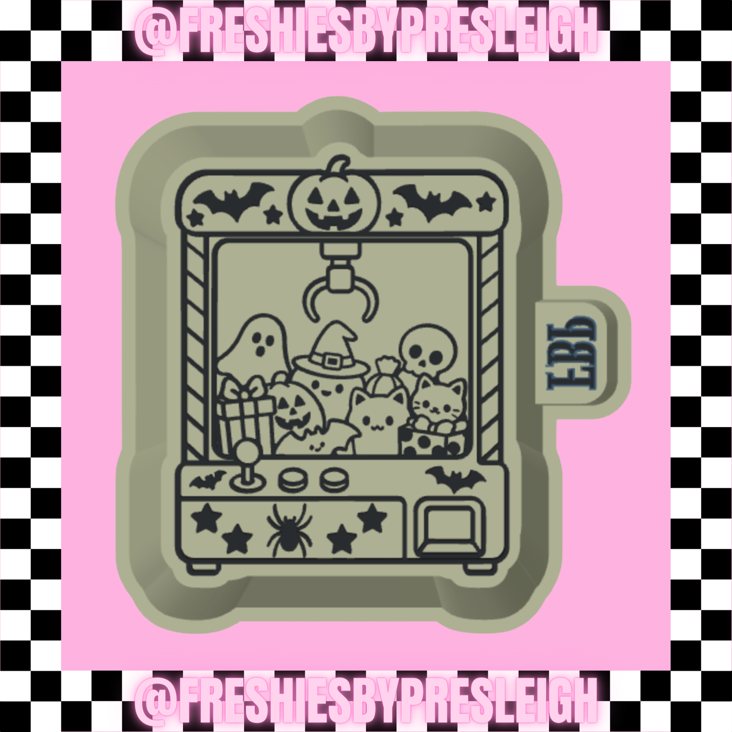 Spooky Claw Machine Freshie Mold