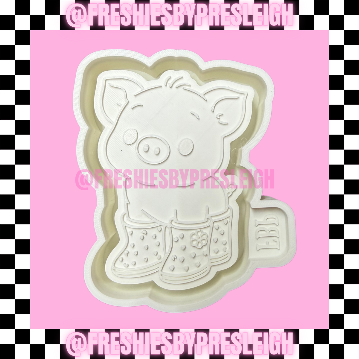Rain Boots Piggy Freshie Mold