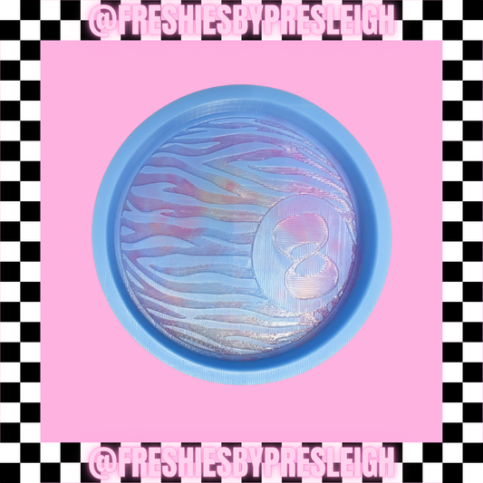 Zebra 8 Ball Freshie Mold