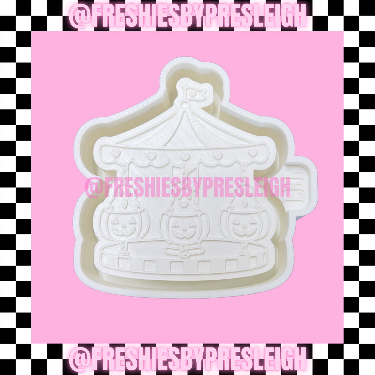 Spooky Carousel Freshie Mold