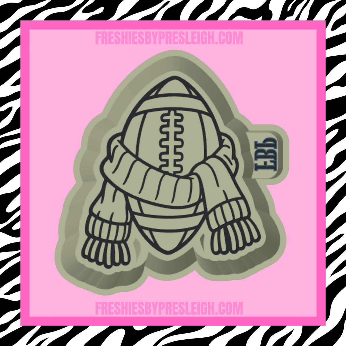 Fall Football Freshie Mold