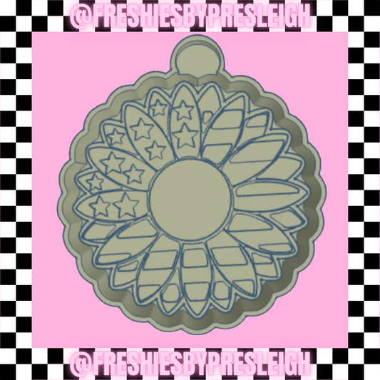American Sunflower Freshie Mold