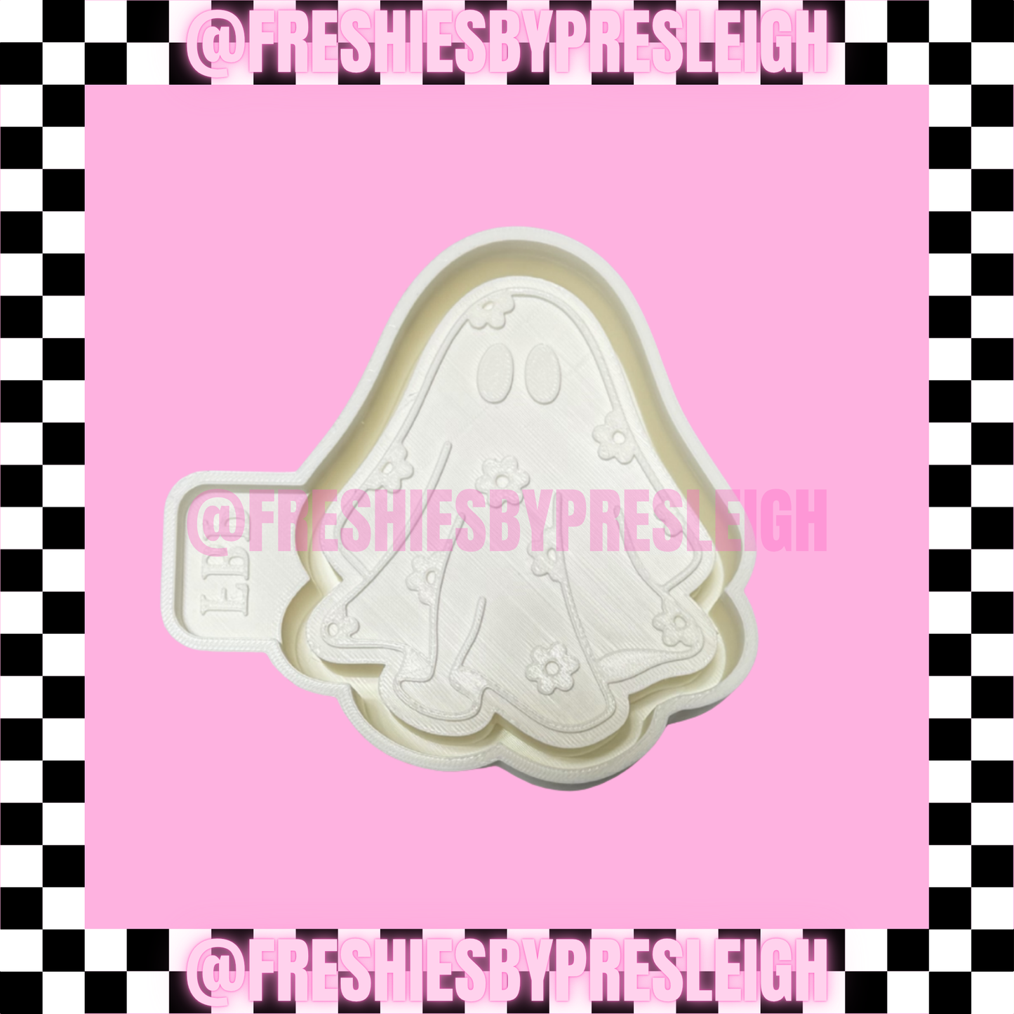 Floral Ghost Freshie Mold