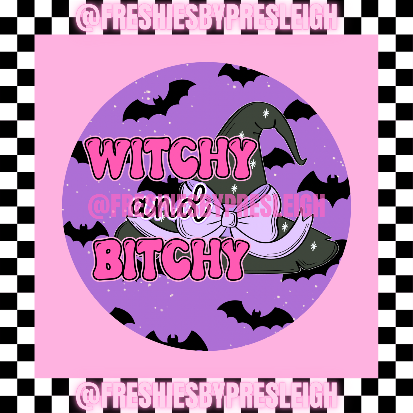 Witchy & Bitchy Freshie Card Stock
