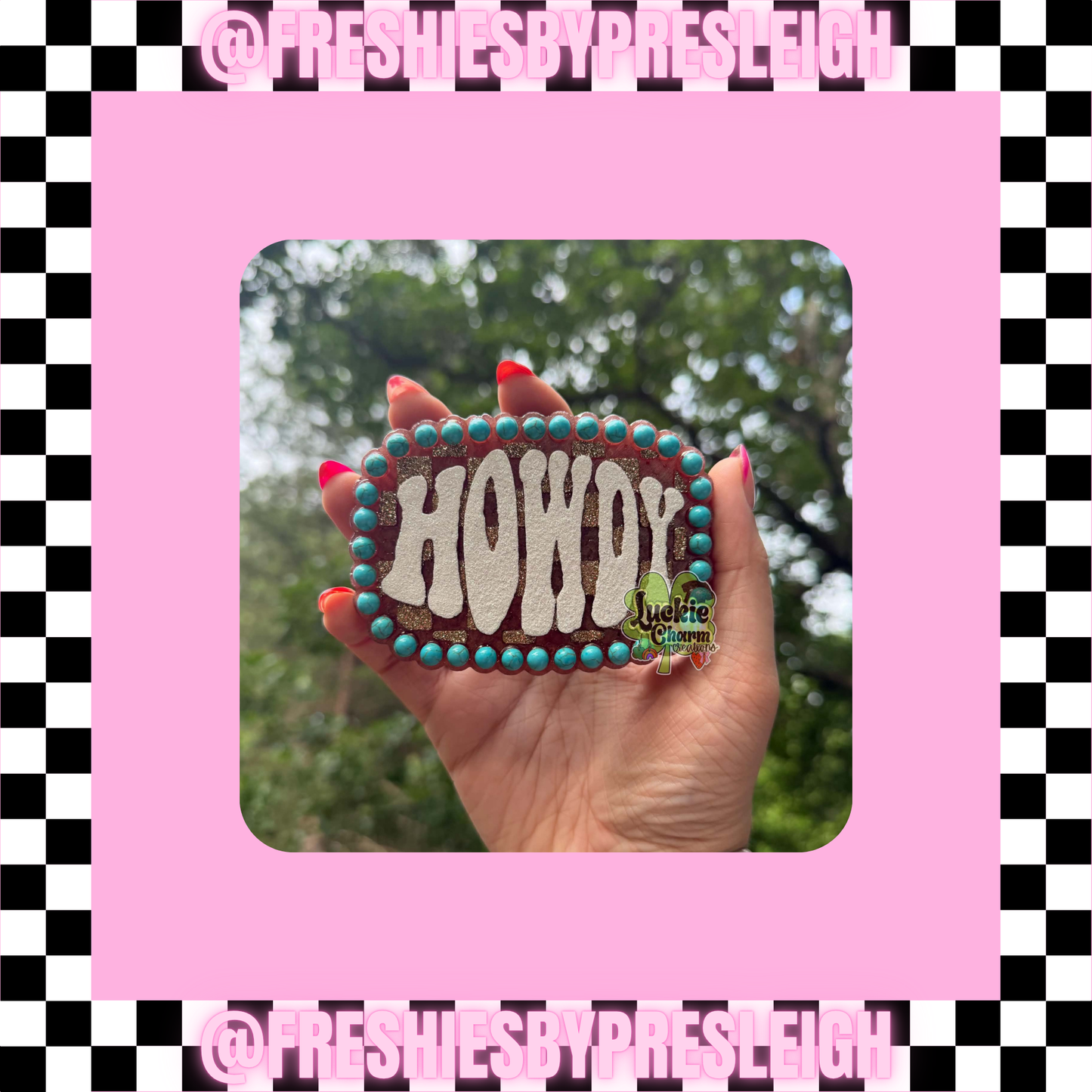 Howdy Buckle Freshie Mold