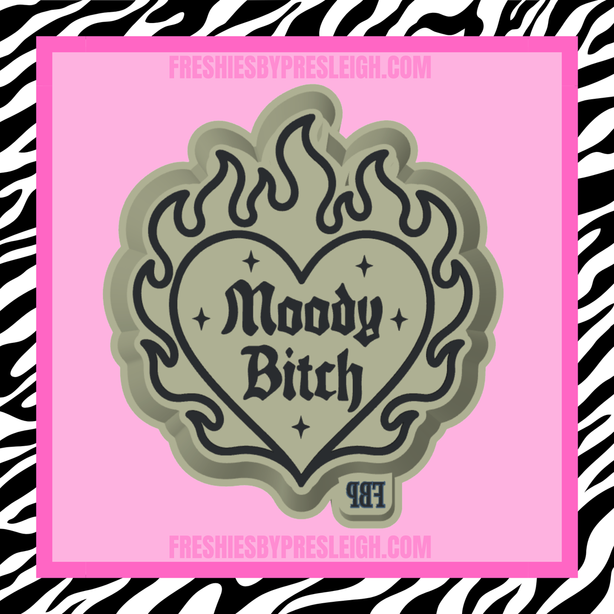 Moody B!tch Heart Flame