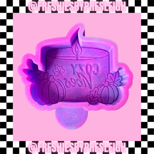 Cozy Vibes Candle Freshie Mold