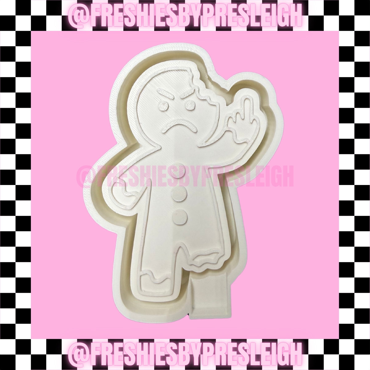 Gingerbread Birdie Freshie Mold