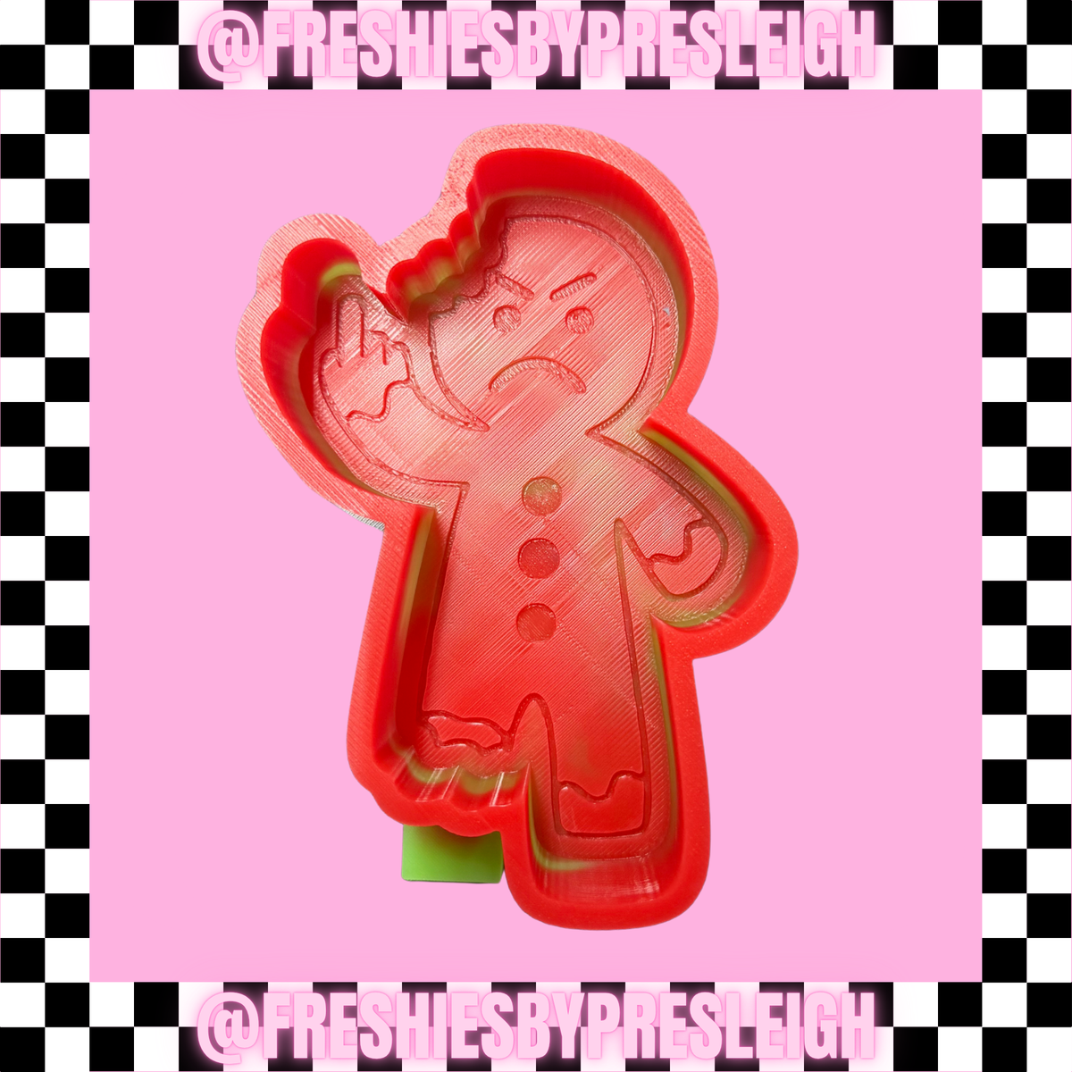 Gingerbread Birdie Freshie Mold